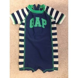 gap 6-12M one piece short swimsuit rash